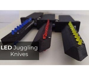 LED Juggling Knives