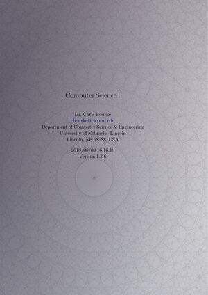 Computer Science I