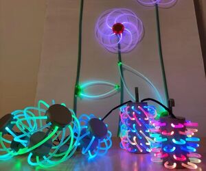 Optical Fibers and LEDs - Three Projects