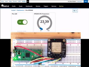 Quickstart IoT - Raspberry Pi Pico RP2040 with WiFi