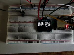 Easily check the accuracy of the RTC from the ESP32