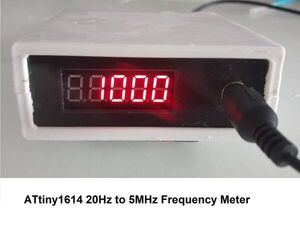 ATtiny1614 Frequency Meter