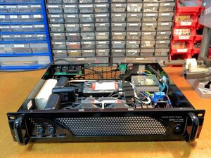 Raspberry Pi 4 NAS out of an old Power Amplifier