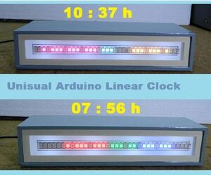 DIY Unusual Arduino Linear Clock