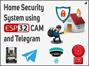 Home Security System using ESP32-CAM and Telegram App