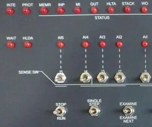 Altair 8800 Arduino Emulator With a Virtual Front Panel