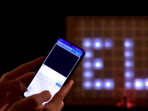 Bluetooth controlled LED matrix