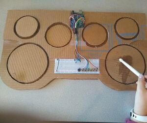 Cardboard MIDI Drum Pad