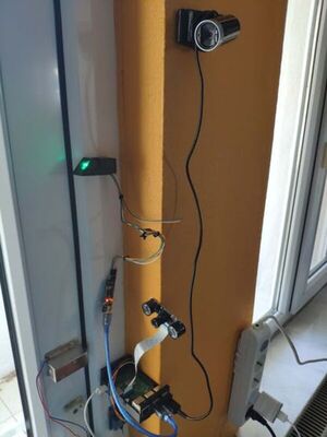 IoT | Telegram Fingerprint Door Lock and Surveillance Camera