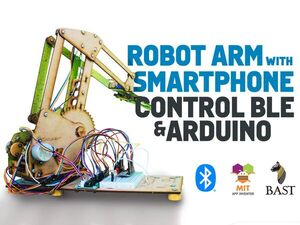 Robot Arm with Smartphone Control BLE and Arduino