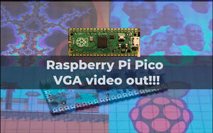 Raspberry Pi Pico VGA video output using only resistors