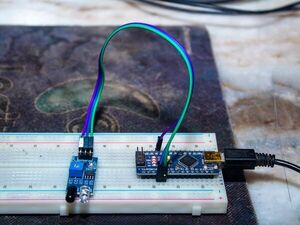 Digital Tachometer using IR Sensor