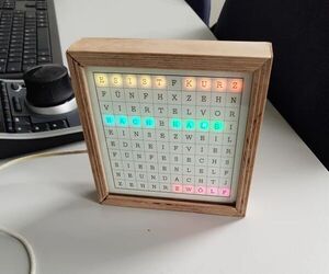 ESP32 Multicolor Word Clock