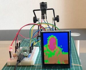 Intruder detection using ultra low powered thermal vision