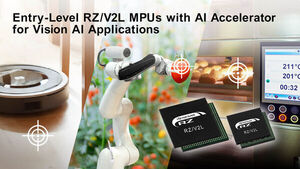 Renesas Launches Entry-Level RZ/V2L MPUs with Best-in-Class Power Efficiency and High-Precision AI Accelerator