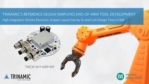 Trinamic's Open-Source Reference Design Shrinks and Speeds Development of End-of-Arm Tooling