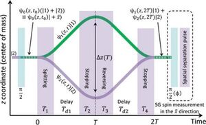 An atom chip interferometer that could detect quantum gravity