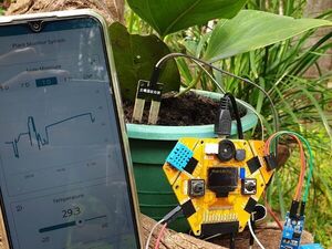 ESP32 Plant Monitoring with Arduino IOT Cloud Remote App