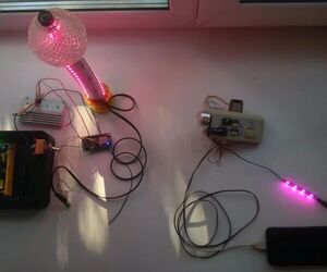 Smart RGB Lamp Controlled Via ESP NOW