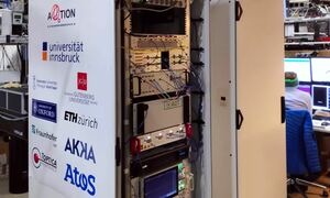 Compact quantum computers for server centers