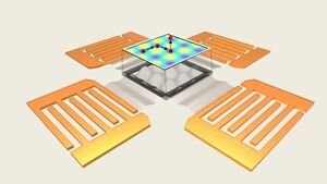 Sound-Induced Electric Fields Control the Tiniest Particles