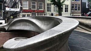 The world's first 3D-printed steel bridge has opened in Amsterdam