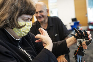 This Robot Uses Tactile Sign Language To Help Deaf-Blind People Communicate Independently