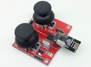 Dual Joystick RF Remote Transmitter with NRF24L01 RF module – 2 Joystick Control