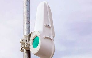 Beaming broadband across the Congo River