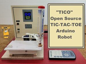 TICO - Open Source Tic-Tac-Toe Arduino Robot