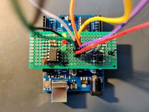 Attinyuino - an Arduino UNO Hat for the Attiny85