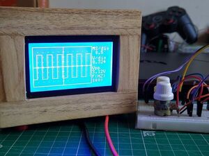 Mini Oscilloscope using ATmega328p