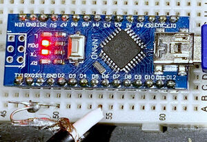 Arduino Nano frequency counter with atomic clock accuracy