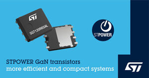 STMicroelectronics Introduces First PowerGaN Products for More Energy-Efficient, Slimmer Power Supplies