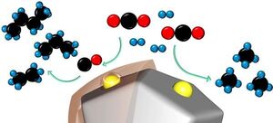 Stanford engineers create a catalyst that can turn carbon dioxide into gasoline 1,000 times more efficiently