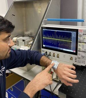 Surrey unveils energy-harvesting wearable device made from recycled waste