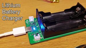 Double Lithium-Ion/Lithium-Polymer USB Type-C Charger