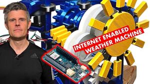 3D Printed Arduino Weather API Contraption! Find out the weather without going outside.