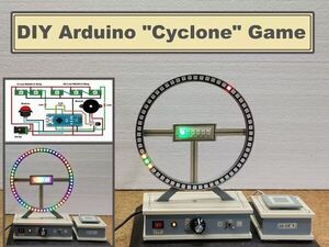 DIY Arduino Cyclone Game with WS2812B Led Ring