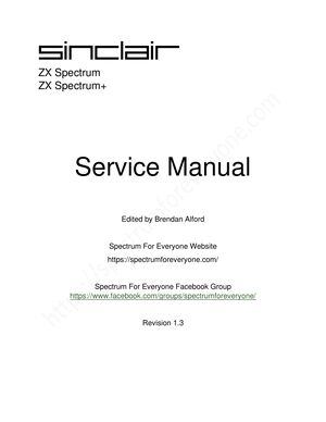 Sinclair ZX Spectrum Service Manual