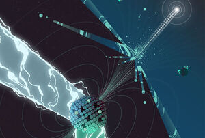 Magnetic impurities turn quantum dots into emitters of free electrons