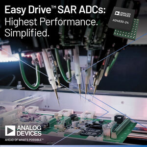 Analog Devices’ New Easy Drive™ SAR ADCs Simplify Design While Delivering Industry Leading Performance