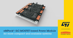 STMicroelectronics cooperates with Semikron to integrate silicon-carbide power technology in next-generation electric-vehicle drives