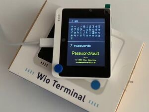 PasswordVault on Seeed Studio Wio Terminal