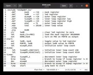 Explore AVR assembly language