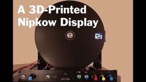3D Printed Color Nipkow Display