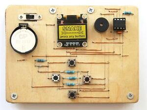 ATtiny85 Snake Game Handheld