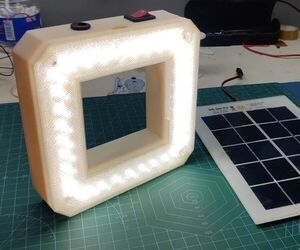 Solar Powered Square Light