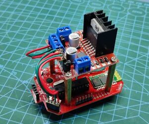 Motor Driver Board Atmega328PU and HC01