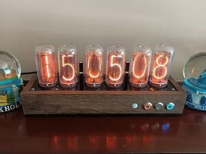 Arduino Nano 33 IoT Modular Nixie Clock with Web UI